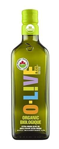 O-Live & Co. Premium 100% Organic Extra Virgin Olive Oil - Estate Grown and Bottled - Certified USDA - Kosher - Carbon Neutral Sustainable Process - 500 ml - Glass Bottle