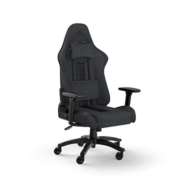 Corsair TC100 Relaxed Fabric Gaming Chair – Gray and Black