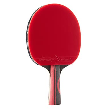 JOOLA Infinity Edge - Tournament Performance Ping Pong Paddle w/Pro Carbon Technology - Black Rubber on Both Sides - Competition Ready - Table Tennis Racket for Advanced Training - Designed for Speed