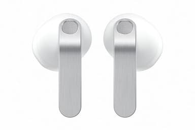 Samsung Galaxy Buds4, White (CAD Version & Warranty) - Open Ear Fit, Hi-Res Audio, Adaptive ANC, AI Assistant