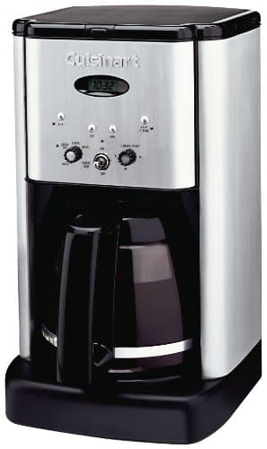 Cuisinart Brew Central 12-Cup Programmable Coffee Maker, Carafe, Brushed Chrome (DCC-1200NASC)