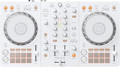 Pioneer DJ DDJ-FLX4 2 Channel - 8 Performance Pads - Rekordbox and Serato Software Included - USB Powered - DJ Mixer System With 2 Decks - White
