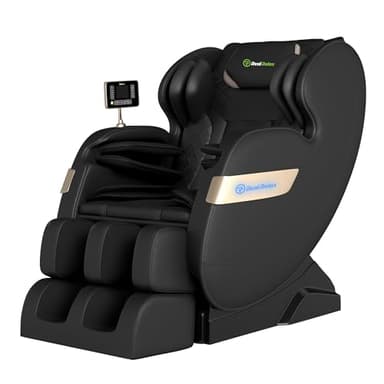 Real Relax 2026 Massage Chair Full Body,Dual Core S Track with Zero Gravity Recliner,Lower Back and Calf Heating, LCD and APP Control,Shiatsu,Bluetooth,Office and Home Use,Black
