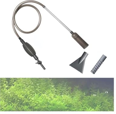 Hot Tub Vacuum Spa Vac, Manual Spa Vacuum Wand Cleaner Cordless Pool Cleaner, Hot Tub Suction Pipe Siphon Constant Suction with 3 Cleaner Heads, Handheld Flexible Hose for Dirt,Grass, Debris