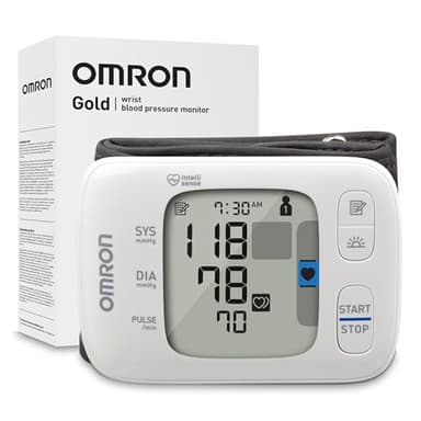 OMRON Gold Blood Pressure Monitor - Clinically Validated Wrist Blood Pressure Monitor - Use OMRON Connect App for Unlimited Measurements