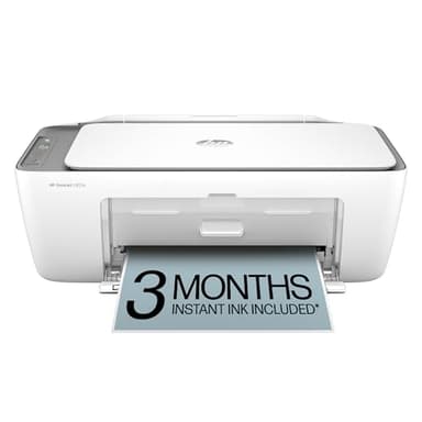 HP DeskJet 2855e Wireless All-in-One Colour Inkjet Printer, Scanner, Copier, Best for Home, 3 Months of Ink Included (588S5A)