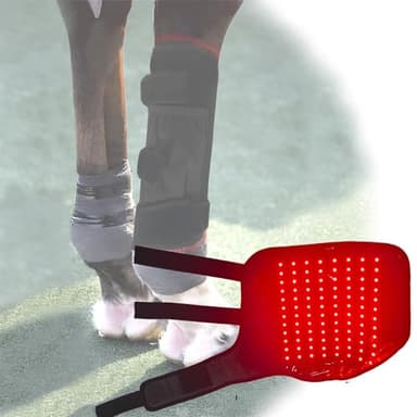 Infrared & Red Light Therapy Wrap for Horses, Reduces Inflammation Pain Relief, Wearable Red Light Therapy Hoof Boots for Horse Leg Pain