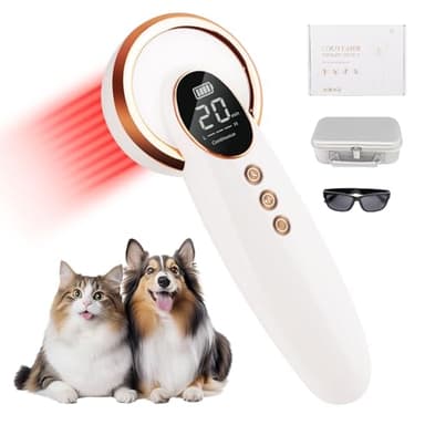 Pro Infra Red Light Cold Laser Therapy Device for Dog Pet Equine Home Near Red Light Therapy Machine for Pain Relief, Cat Puppy Horse 650/808 nm LLLT Vet Therapeutic Wand Animal Hip Leg Joint Muscle