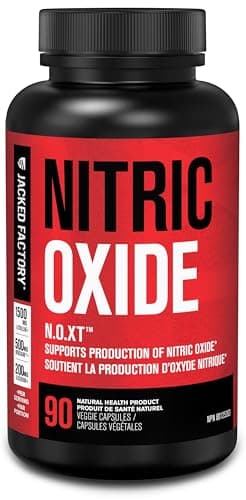 Nitric Oxide Supplement N.O. XT with Nitrosigine L Arginine & L Citrulline for Muscle Growth, Pumps, Vascularity, & Energy - 90 Count