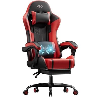 HLDIRECT Gaming Chair, Ergonomic Computer Chair with Pocket Spring Cushion