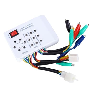 CHEOTIME Brushless Motor Tester, Lightweight Plastic Portable Controller Checker with Self Check Function Tester Controller for Electric Scooter