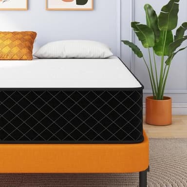Mattress Queen Size, Swbvs 10 Inch Memory Foam with with Pokect Spring Hybrid Firm Queen Mattress in a Box Pressure Relief & Supportive Matelas