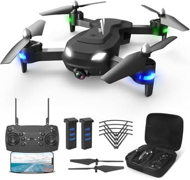 Drone with Camera for Adults -FERIETELF T26 RC Drones for Kids with 1080P HD Live Video, FPV Drone with 24mins Flight/Altitude Hold/Headless Mode/Gravity Sensor for Beginners