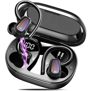 Wireless Earbuds, 50H Bluetooth 5.4 Headphones Sport, HiFi Stereo Sound