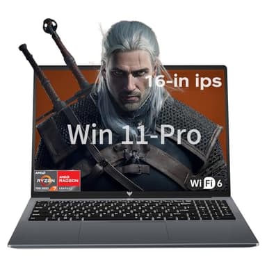 ACEMAGIC Gaming Laptop AMD Ryzen 7-7730U 16-in 16GB DDR4 512GB NVMe SSD, AMD Laptops Windows Laptops Ultra Laptops, WiFi 6 Win-11 Pro HDMI Backlit Keypad Type-C USB-3.2 Webcam 3.5mm Audio